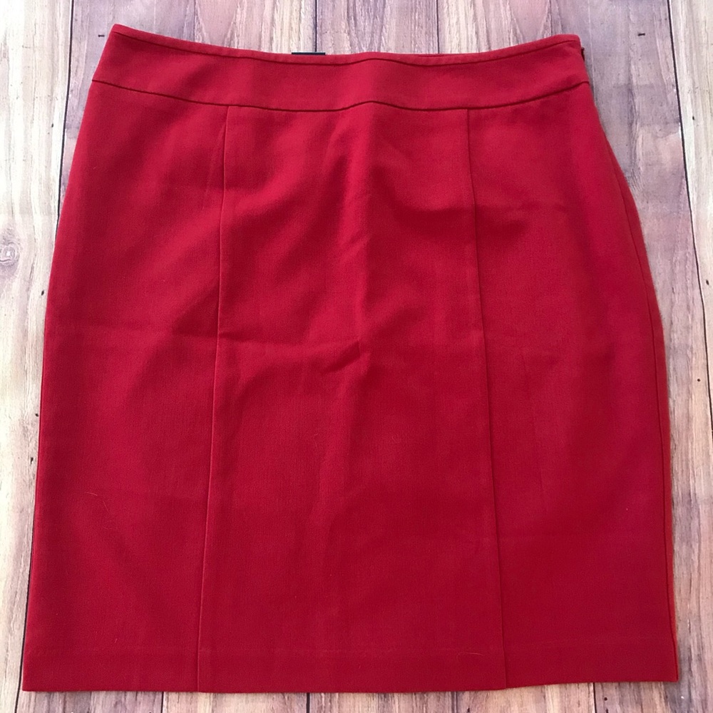 NWT Apt 9 Red Pencil Skirt Size 14